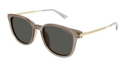 Montblanc Sport Mb0304sa-004 55 Sunglass Man Recycled AC Lunettes de Soleil, Multicolore, Taille Unique