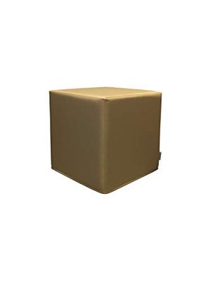 PanQube module 8-BE Pufa VERONA 45 voetplaat zonder borduurwerk, beige, 45cm x 45cm x 45cm