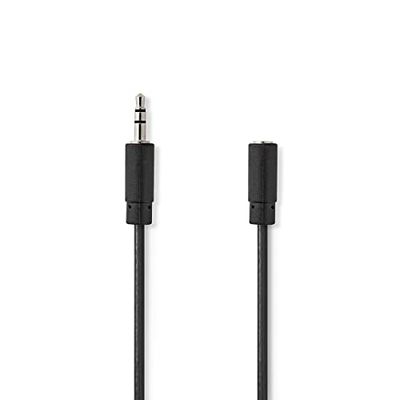 Nedis 3,5 mm audiokabel Stereo Mach of 3,5 mm aansluiting, 3,0 m, zwart