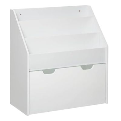 ATMOSPHERA CREATEUR D'INTERIEUR Children's Bookcase with Wheels Height 70 cm White
