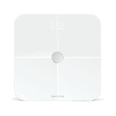 Báscula de Baño Inteligente Bluetooth con App hasta 8 Perfiles Health Dayron