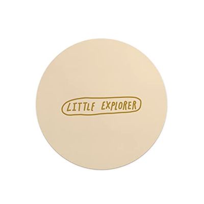 Questo Casa, Ronde digitaal bedrukte muismat, antislip onderkant, voor kantoor en thuis, diameter: 22 cm