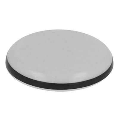 Amig - Pattino scorrevole adesivo | Mod. 77 | Ø25 mm | Protezione per gambe di mobili | Consigliato per legno, ceramica e parquet | Protegge il pavimento dai graffi | teflon grigio