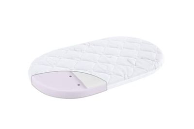 Träumeland Brise Light Matelas Ovale pour Poussette Hartan 33 x 78 x 6 cm