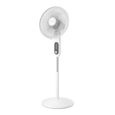 Philips Pedestal Fan Series 1000 - Krachtig & Stil, 38 dB, In hoogte verstelbaar, Kantelbaar & Draaiend, Timer, Wit (CX1220/00)
