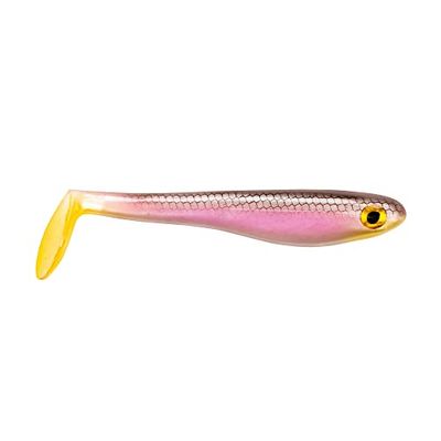 Berkley PowetBait Hollow Belly est un Leurre Souple de Type Shad Très Efficace pour la Pêche des Carnassiers, Brochet, Perche, Sandre et Silures