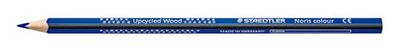 Staedtler Noris colour 187-3 Crayon de couleur, surface douce, haute résistance à la rupture, fabriqué en bois recyclé, produit unique, bleu, boîte pliable, 12 crayons de couleur, 187-3