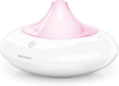 Soehnle Design aromadiffuser Ravenna in wit met ultrasone vernevelingstechniek, verstuiver voor een geur met water en geurolie, diffuser met kleurverandering