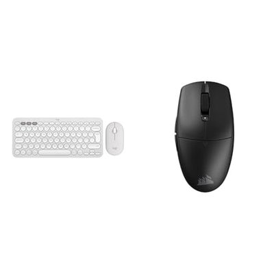 Logitech Pebble 2 Combo, & CORSAIR M55 WIRELESS Lichtgewicht FPS Gaming