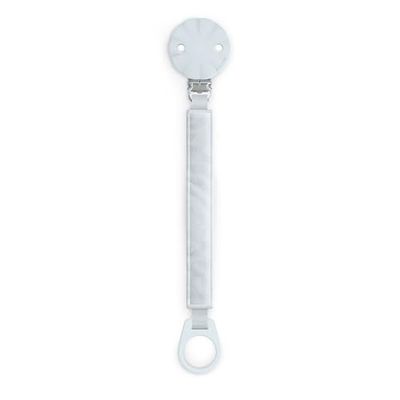 Suavinex, Attache Tétine en Tisu, Attache-Sucette avec Clip et Plaque en Silicone, pour Bébés +0 Mois, pour la Sucette Wonder et Wonderland, Bleu