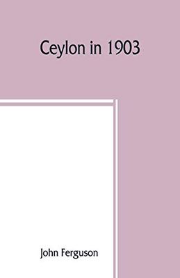 Ceylon in 1903