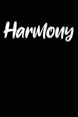 Harmony: Notebook with 100 Pages