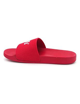 Levi's Herr, juni, affisch, platt sandal, Lysande röd, 40.5 EU