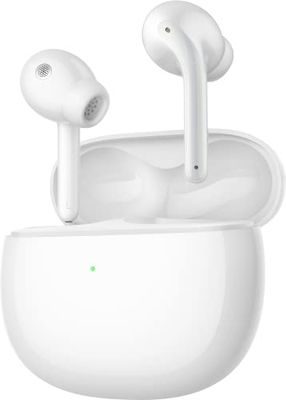 Xiaomi Buds 3 (Gloss White) + câble USB-C 1 m, écouteurs sans Fil Bluetooth 5.2 avec câble USB-C de 1 m, écouteurs sans Fil, légers, jusqu'à 32 Heures de durée, Suppression du Bruit, Blanc 36265