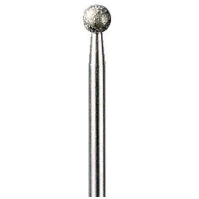 Dremel 7105 - Pontos de bola de diamante 4,4 mm, conjunto acessórios 2 molas para ferramenta rotativa para gravar, esculpir e retocar madeira, porcelana, cerâmica, vidro, couro, plástico