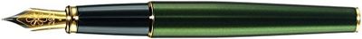 Diplomat D40211025 Excellence A2 vulpen met medium stalen punt, Evergreen Gold