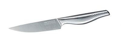 Nirosta Swing Paring Knife 23 cm - High Quality Stainless Steel - Sharp Knife in Professional Quality for Vegetables, Fruit & Co - Hand-Sharpened Taper Blade Cut - Sandblasted Non-Slip Handle