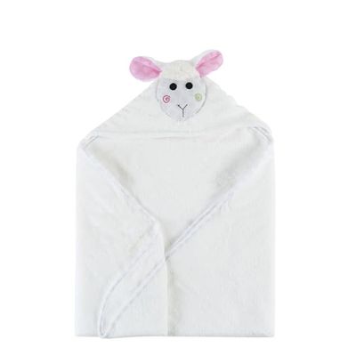 Zoocchini Serviette de Bain Bébé Motif Lola L'Agneau