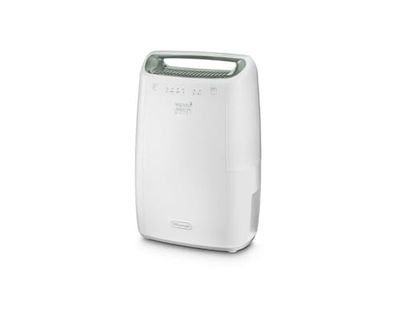 De'Longhi Tasciugo AriaDry DEX212SF, draagbare luchtontvochtiger met 3-weg filtersysteem, droogfunctie, luchtbevochtiging 12 l/dag, R290, afneembare tank, wit