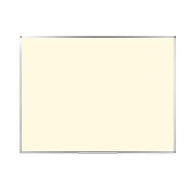 Bi-Office Ayda Lavagna Magnetica Vanilla, 90 x 60cm, Superficie in Acciaio Laccato, Cornice in Alluminio