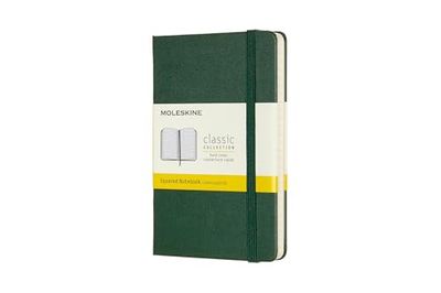 Moleskine Pocket Squared Hardcover Notebook Myrtle Green, 8058647629049