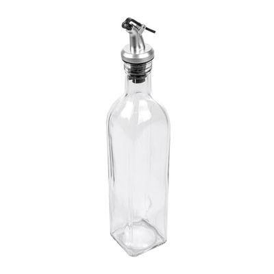 4 unités - Huilier 500 ml 5,7 x 5,7 x 26 cm transparent verre