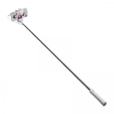 PARENCE.- Universele selfiestick voor smartphone/fotoknop/jack-aansluiting - lengte 1 meter open,Willekeurige kleur