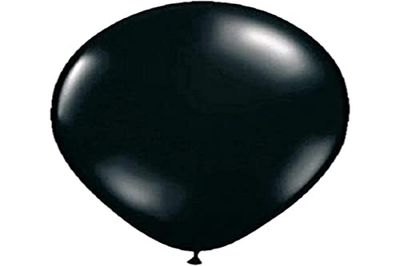 Folat- Ballons Noirs 30cm-10 pièces, 08178, Lot de 10