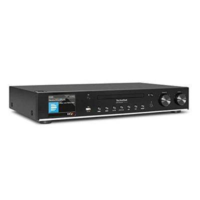 TechniSat DIGITRADIO 143 CD (V3) - Tuner HiFi numérique, Radio Internet (Dab+, FM, Bluetooth, Spotify Connect, Lecteur CD, Wi-FI, Largeur 43,5 cm, Commande Via Application, télécommande) Noir