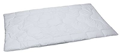 Schlafkult® Effetto Sonno A1000 Estate Perfect Micro Coperta, in Microfibra, Bianco, Microfibra, Bianco, 220 x 155 x 4 cm