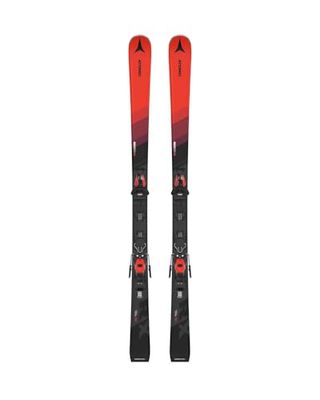 ATOMIC RX REDSTER – röd-svart Atomic skidor 170 cm – lätt skidutrustning för män och kvinnor – skidor för nybörjare och medelstora förare – kvinnor och män skidor med bindning (förinställd M 10