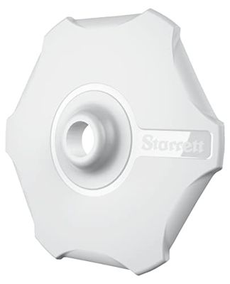 Starrett Sharpening Steel Protector - BKW5 White Antimicrobial Sanitized Guard Polypropylene for Hand & Wrist Protection - Durable & Easy-to-Clean Knife Sharpener Accessory