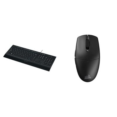 Logitech K280e Pro Zakelijk & CORSAIR M55 WIRELESS Lichtgewicht FPS Gaming