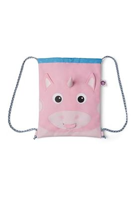 Affenzahn Sacca Sportiva Turnbeutel für Mädchen und Jungen Kinder 1-5 Jahre Unicorno - Rosa