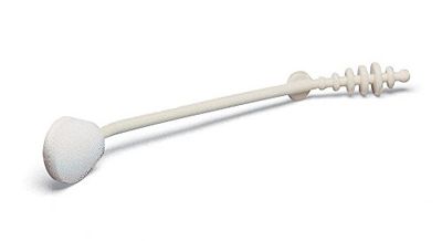 HOMECRAFT Long Reach Lotion Applicator for Men and Women, Reach Aid for Elderly, Disabled and Mobility Impaired Users, Ribbed with Removable Sponge, 12 inch Handle