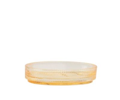 JABONERA BAÑO CRISTAL AMARILLO 12X9