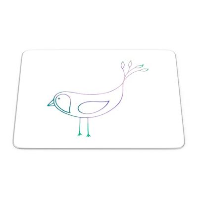 Bonamaison, Rectangle Pop Art Digital Printed Mouse Pad, Non-Slip Base, for Office and Home, Size: 22 x 18 cm