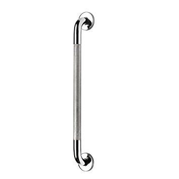 Croydex Barre d'appui Droite antidérapante en INOX Chromé 60 cm