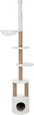 TRIXIE 44072 Aurelio Krabpaal, plafondhoogte, 220-250 cm, wit