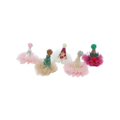 Billy loves Audrey Party Hat Clip Set Yvette, Holiday Bunch