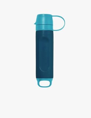 Lifestraw Peak Series Solo – Filtre d'Eau Individuel pour Randonnée, Camping, Voyage, Survie. Élimine les Bactéries, les Parasites Et les Microplastiques, Blue Raspberry
