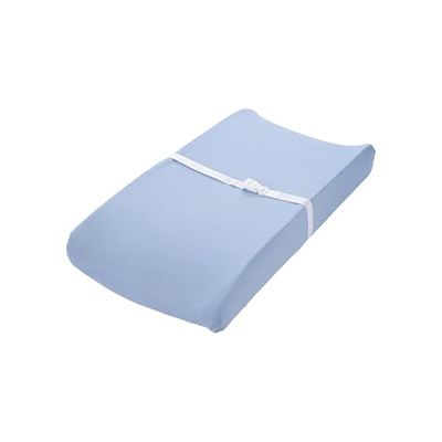 Simple Joys by Carter's Baby 2-Pack Cotton Changing Pad Covers Disfraces para bebés pequeños, Azul Marino/Azul Claro, Talla única (Pack de 2) niños Unisex