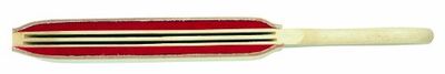 Nc Herold 9240 Double-Sided Leather Razor Strop - Hide on Felt - 32 cm