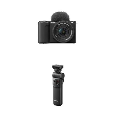 Sony ZV-E10 II K di Sony | Vlog camera APSC con lente intercambiabile 16-50mm II f/3.5-5.6 Power Zoom + Sony GP-VPT2BT - Shooting Grip Bluetooth