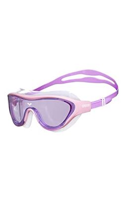 Arena The One Mask Jr Youth Swim Goggles for Boys and Girls, Pink/Violet