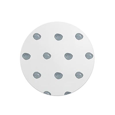Questo Casa, Ronde digitaal bedrukte muismat, antislip onderkant, voor kantoor en thuis, diameter: 22 cm