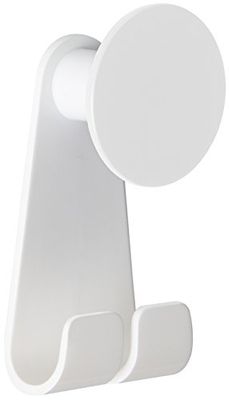 Spirella 10.19385 Bain Miss Hook White Crochets, Plastique, Blanc, 8, 6 x 4, Weiß, 8,6 x 4,1 cm