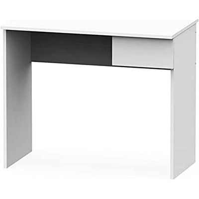 MUEBLES PITARCH | Bureau, Table avec tiroir pour Ordinateur, pour Adolescents, Blanc, 75x90x50cm (Hauteur x Largeur x Profondeur) Collection Tibet