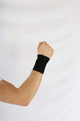 Antar AT53018 Élasthanne Poignet Envelopper 200 g, X-Grand, Noir