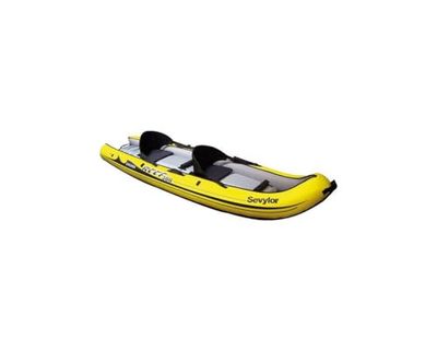 Sevylor Kayak Gonflable Reef 300, Kayak Sit-on-Top, Canoë Pour 2 Personnes, 296 x 84 cm
